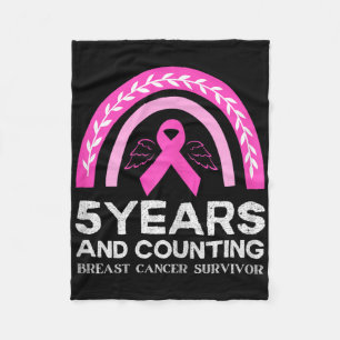 Couverture Polaire Cancer du sein Survivant Teil 5 ans Cancer Sans Pi