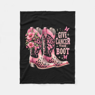 Couverture Polaire Cancer Le Boot Westers Cowgirl Boots Cance du sein