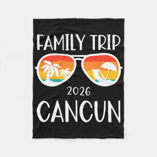 Couverture Polaire Cancun Mexico Family Trip 2026 Weekend Vacation Ma