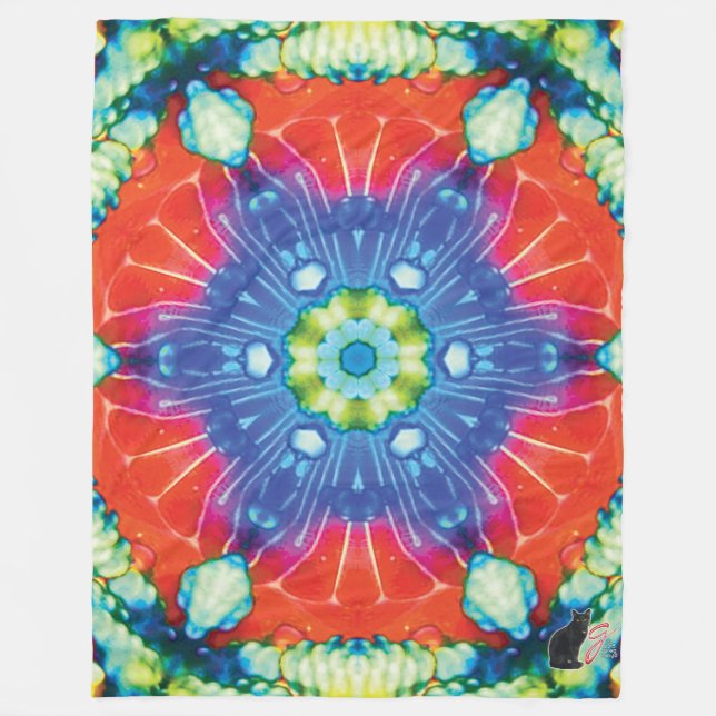 Couverture Polaire Candied Kaleidoscope (Devant)