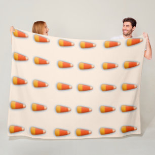 Couverture Polaire Candy Corn Blanket en polaire 60 po x 80 po