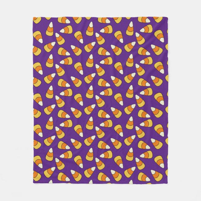 Couverture Polaire Candy Corn Motif (Devant)