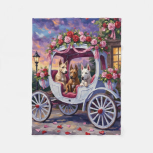 Couverture Polaire Cane Corso Chien Saint-Valentin