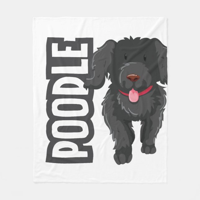 Couverture Polaire Caniche (Devant)