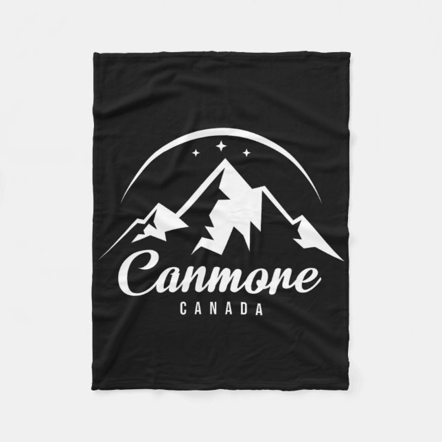Couverture Polaire Canmore Canada Station de ski Ski Snowboard (Devant)
