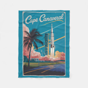 Couverture Polaire Cape Canaveral Florida Illustration Art de Voyage