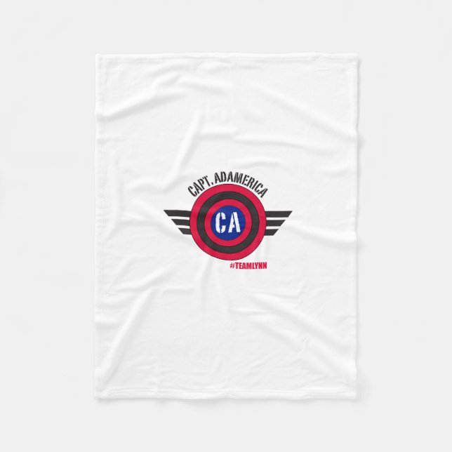 Couverture Polaire Capitaine Adamerica Fleece Blanket (Devant)