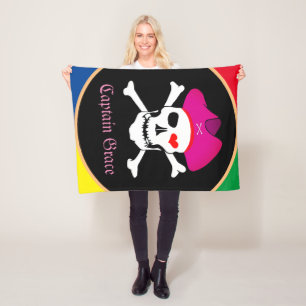 Couverture Polaire Capitaine "Grace" & Pirates - Île aux trésors/Fill