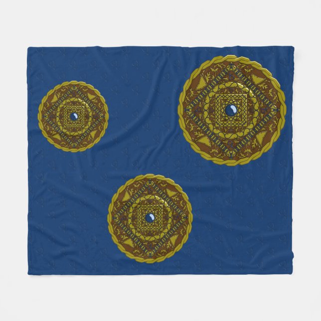 Couverture Polaire Capricorn Mandala Fleece Blanket (Devant (Horizontal))