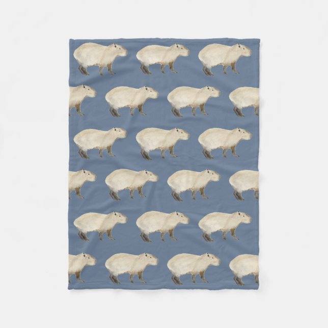 Couverture Polaire Capybara Fleece Blanket (Devant)