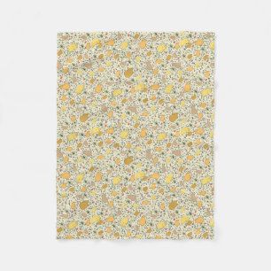 Couverture Polaire Capybaras en jaune