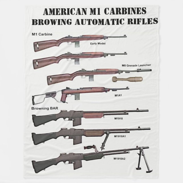COUVERTURE POLAIRE CARBINES ET BARRE M1 (Devant)
