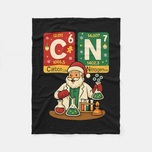 Couverture Polaire Carbone Azote 67 Mème Professeur Science Tableau P (Devant)