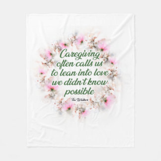 Couverture Polaire Caregiving appreciation blanket