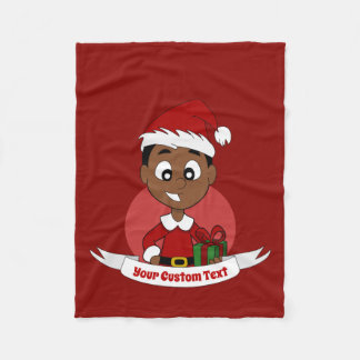 Couverture Polaire Caricature de Noël