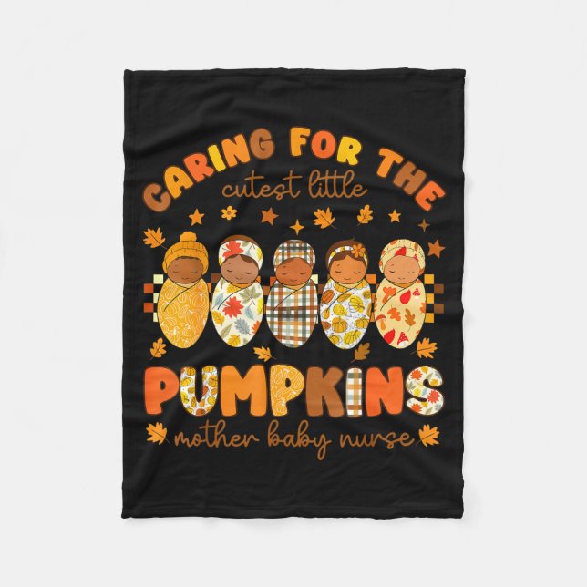 Couverture Polaire Caring For The Cutest Little Pumpkins Mother Baby  (Devant)