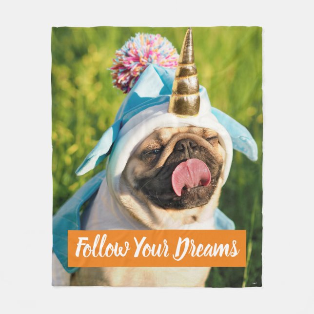 Couverture Polaire Carlin Unicorn (Devant)