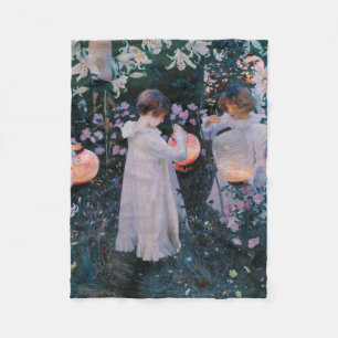 Couverture Polaire Carnation, Lily, Lily, Rose (John Singer Sargent)