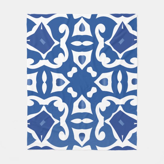 Couverture Polaire Carreaux en céramique azulejo portugal. p transpar (Devant)