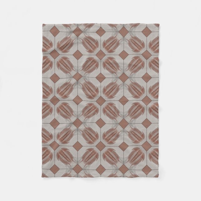 Couverture Polaire Carrelage Trilobite (Devant)