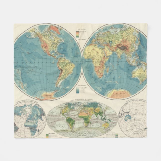 Couverture Polaire Carte 2 d'atlas du monde (Devant (Horizontal))