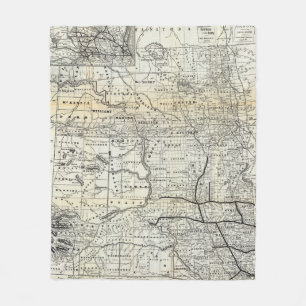 Couverture Polaire Carte correcte du Dakota