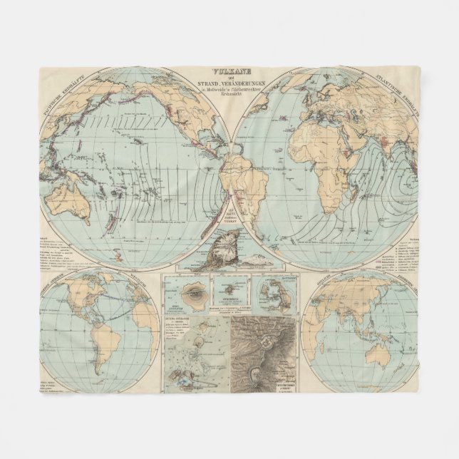 Couverture Polaire Carte d'atlas de DES Erdinnern de Thatigkeit (Devant (Horizontal))