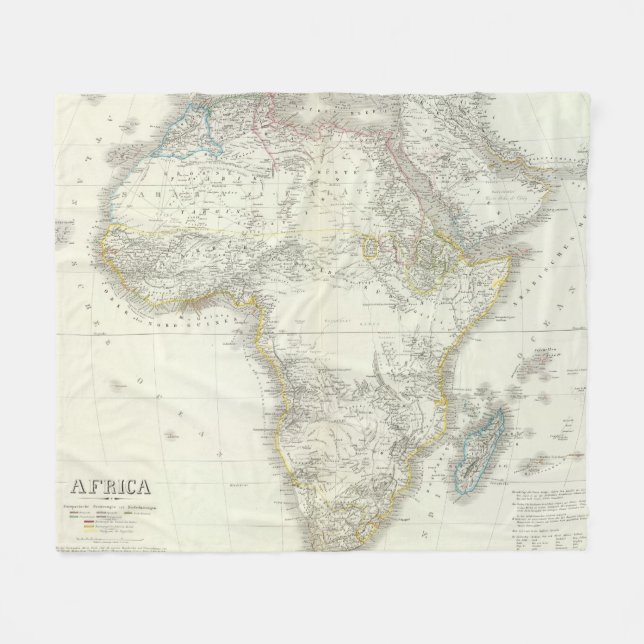 Couverture Polaire Carte d'atlas de l'Afrique (Devant (Horizontal))
