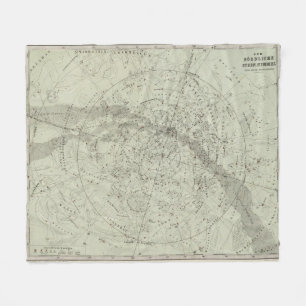 Couverture Polaire Carte de ciel nocturne de Norther