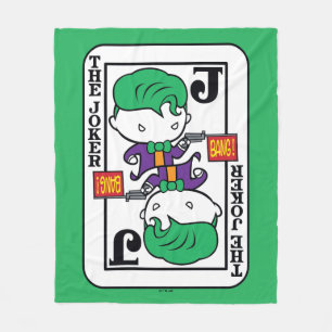 Couverture Polaire Carte de jeu Chibi Joker