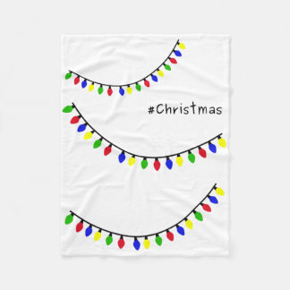 Couverture Polaire Carte de voeux blanket