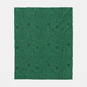 Couverture Polaire Carte d'ordinateur