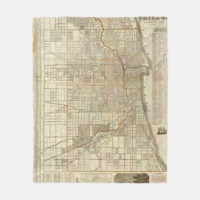 Couverture Polaire Carte du guide de Blanchard de Chicago (Devant)