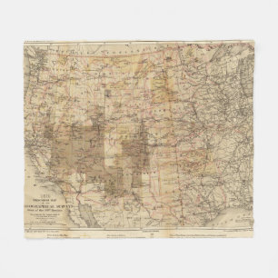 Couverture Polaire Carte du progrès 1878 des enquêtes géographique