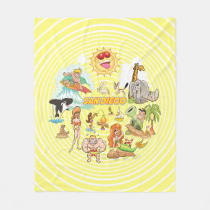 Couverture Polaire Carton de San Diego