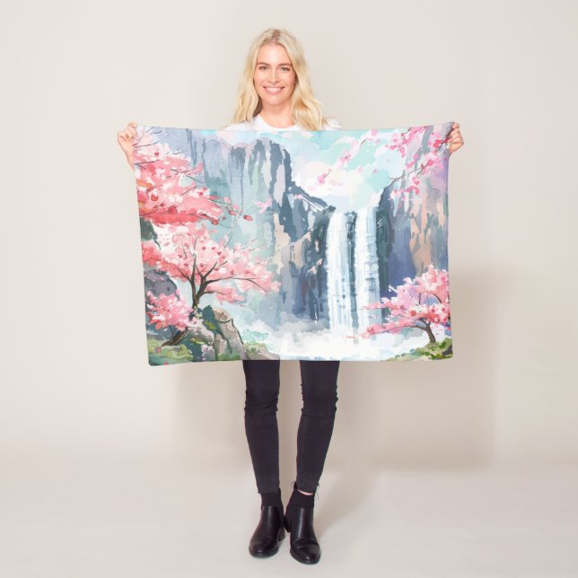 Couverture Polaire Cascade au printemps (En situation)