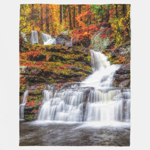 Couverture Polaire Cascade d'automne
