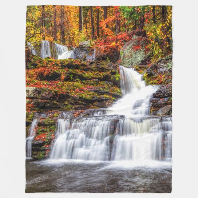 Couverture Polaire Cascade d'automne (Devant)