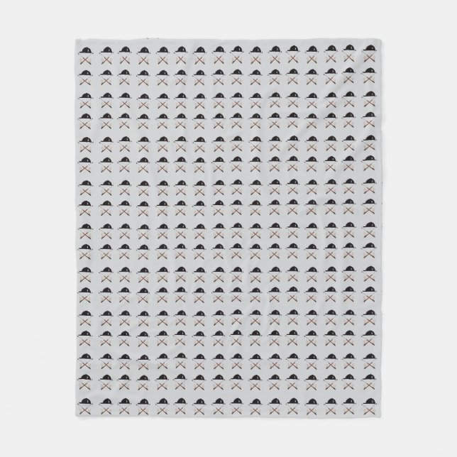 Couverture Polaire Casque d'équitation et cravache à l'horloge (Devant)