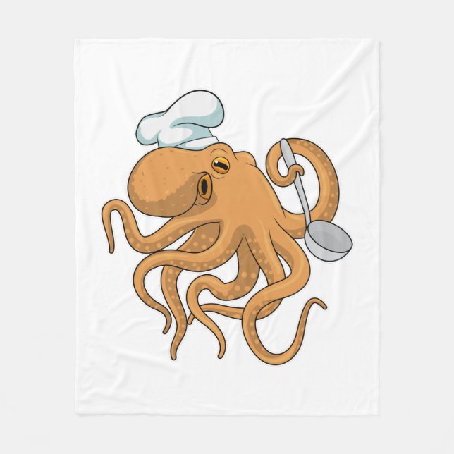 Couverture Polaire Casquette chef Octopus Cook (Devant)