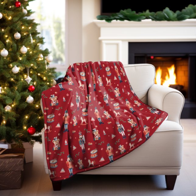 Couverture Polaire Casse (Nutcracker Fleece Blanket
)