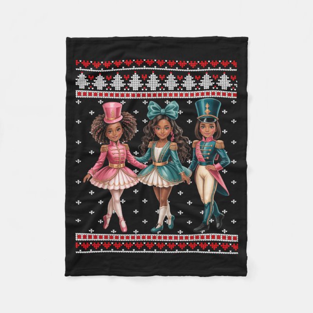 Couverture Polaire Casse-Noisette Fille Noire Casse-Noisette Occident (Devant)