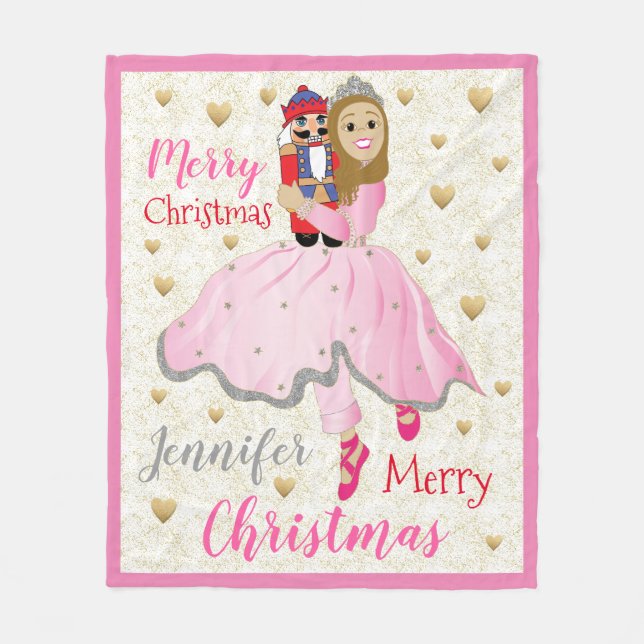 Couverture Polaire Casse-noisette Lt Brun Cheveux Blanche/Moyen (Devant)