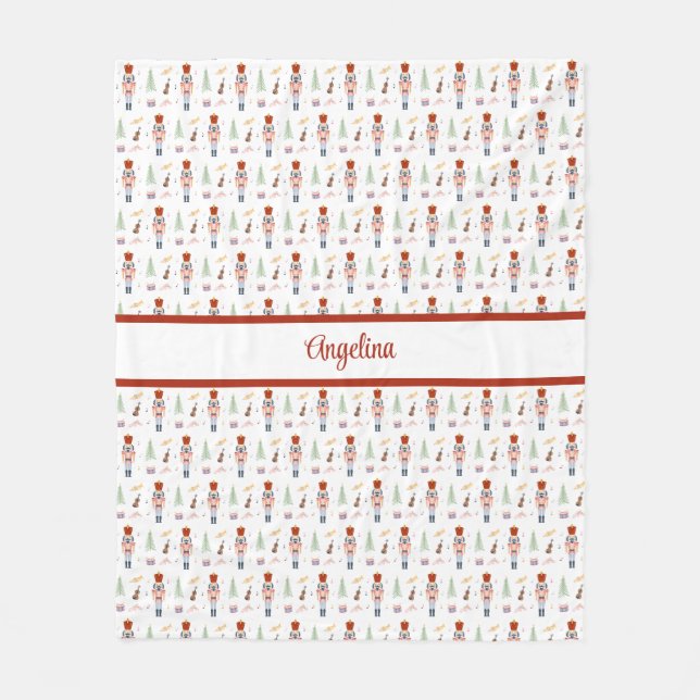 Couverture Polaire Casse-Noisette Personnalisé Fête de Musique Ballet (Devant)