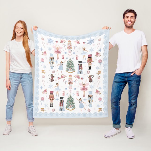 Couverture Polaire Casse-noisette Sweets Blanket (En situation)