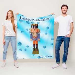 Couverture Polaire Casse-noix allemand - Fröhliche Weihnachten Fleece