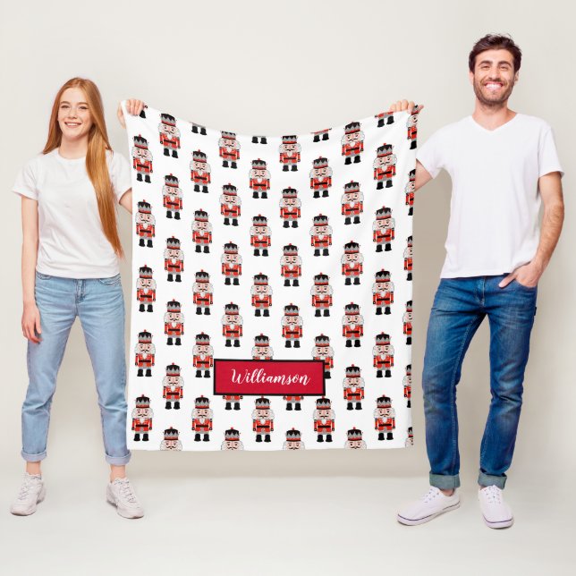 Couverture Polaire Casse-noix mignonne Motif Fleece Blanket (En situation)