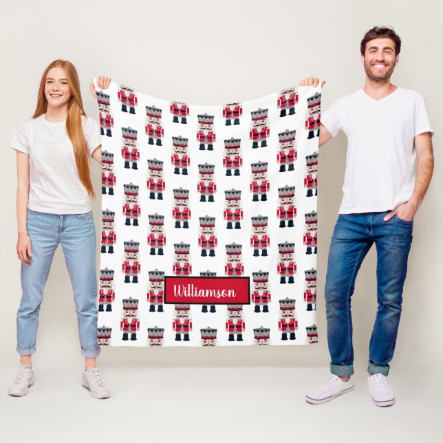 Couverture Polaire Casse-noix mignonne Motif Fleece Blanket (En situation)