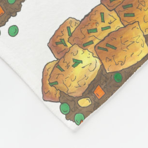 Couverture Polaire Casserole de tatouage à plat chaud du Minnesota