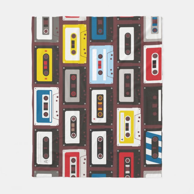 Couverture Polaire cassettes audio vintages, arrière - plan continu. (Devant)